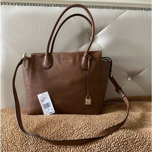 Authentic Michael Kors Mercer Collection Large Pebbled Leather Satchel 👜